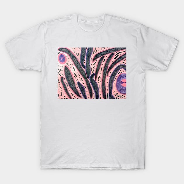 Abstract Particles T-Shirt by Cozy infinity